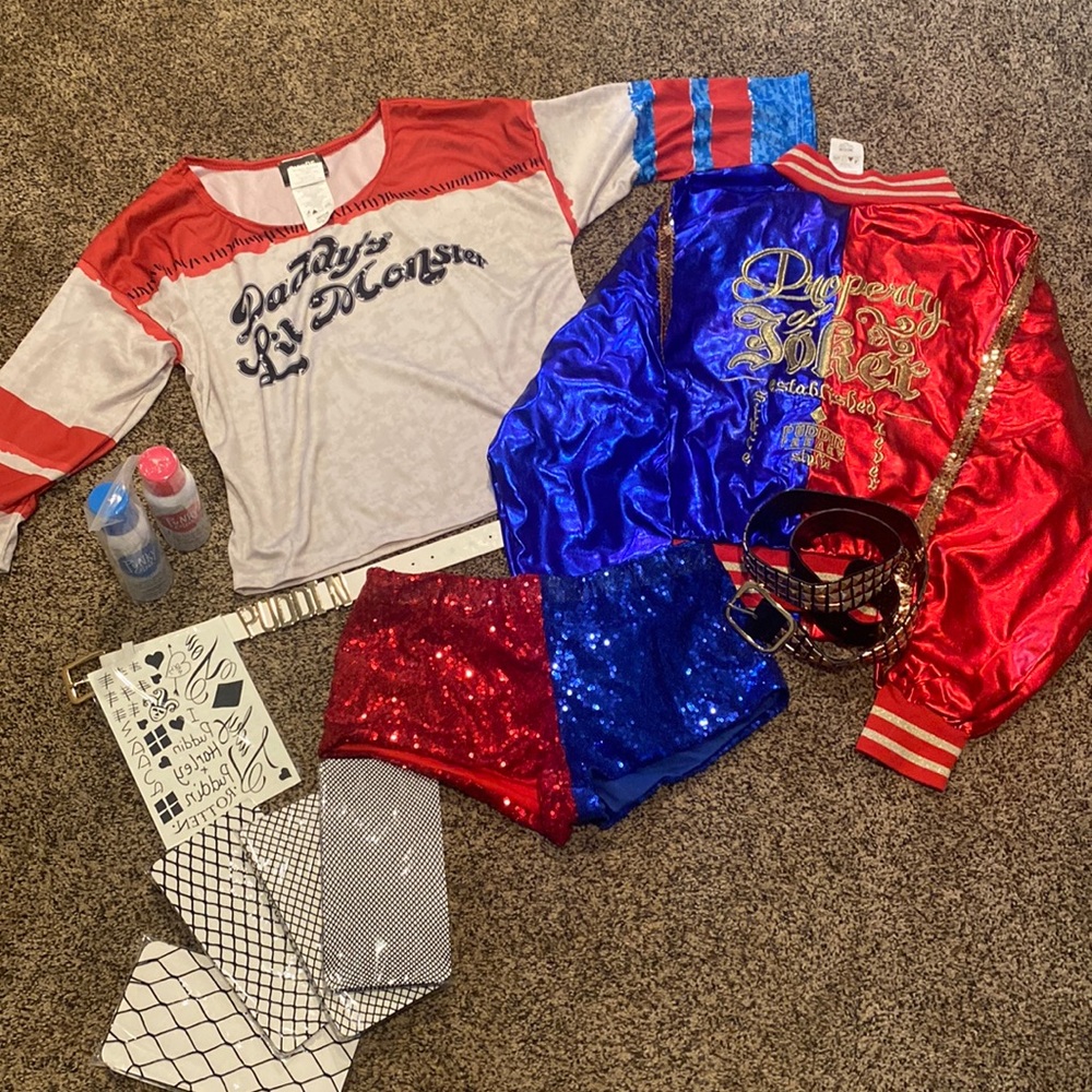 Complete Harley Quinn Costume Halloween